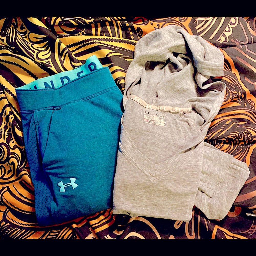 Under Armour Sweatpants and Hooded Shirt